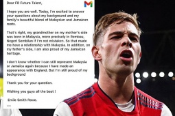 Bóng đá - Malaysia đua nhập tịch: Hỏi thăm Smith Rowe và đội trưởng CLB Burnley