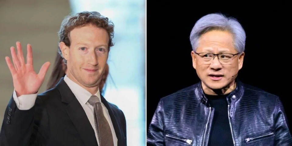 Mark Zuckerberg vượt Jensen Huang thành tỷ phú kiếm thêm được&nbsp;nhiều tiền nhất kể từ đầu năm