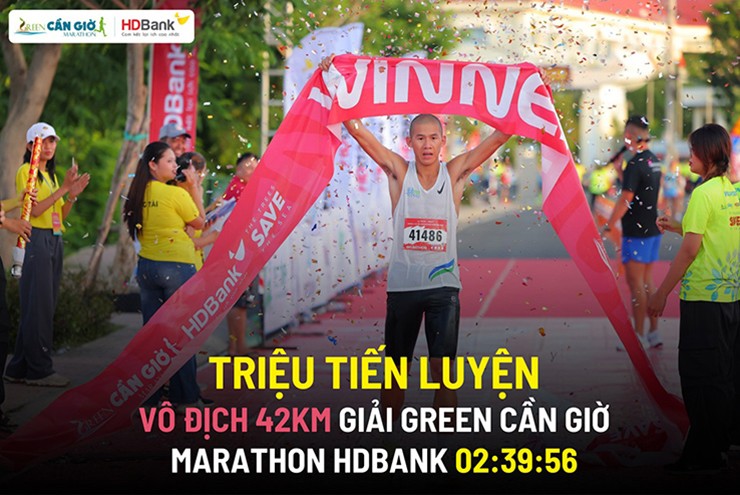 Triệu Tiến Luyện về nhất cự ly 42km nam