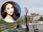 Trường mầm non 5.000 m2 của Vân Hugo tan hoang sau bão