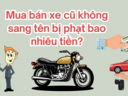 Thế giới xe - Mua bán xe cũ không sang tên bị phạt bao nhiêu tiền?