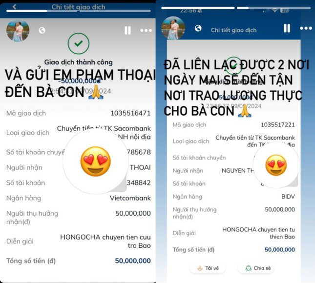 Hồ Ngọc Hà liên lạc với địa phương và sẽ đến trao lương thực cho bà con.