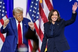 Thế giới - Tiết lộ &quot;tuyệt chiêu&quot; dùng người đóng thế ông Trump của bà Harris trước giờ tranh luận