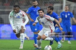 Video bóng đá Israel - Italia: Khác biệt đẳng cấp quá lớn (Nations League)
