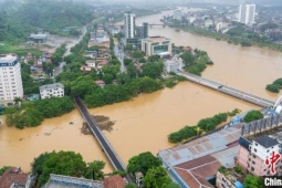 Thế giới - Trung Quốc: Lũ lụt ở huyện giáp biên giới Việt Nam