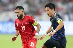 Video bóng đá Bahrain - Nhật Bản: 5 bàn áp đảo (Vòng loại World Cup)