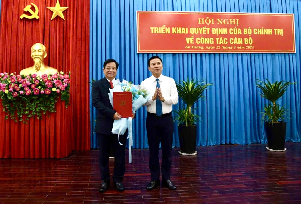 Ông Hồ Văn Mừng giữ chức Phó Bí thư Tỉnh ủy An Giang, nhiệm kỳ 2020 - 2025