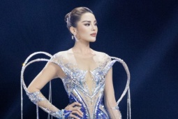 Thời trang - Đầm bán kết Miss Universe Vietnam của Kỳ Duyên mất một tháng thực hiện