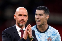 Bóng đá - HLV Ten Hag đáp trả khi bị Ronaldo chỉ trích