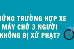 Thế giới xe - Những trường hợp xe máy chở 3 người không bị xử phạt?