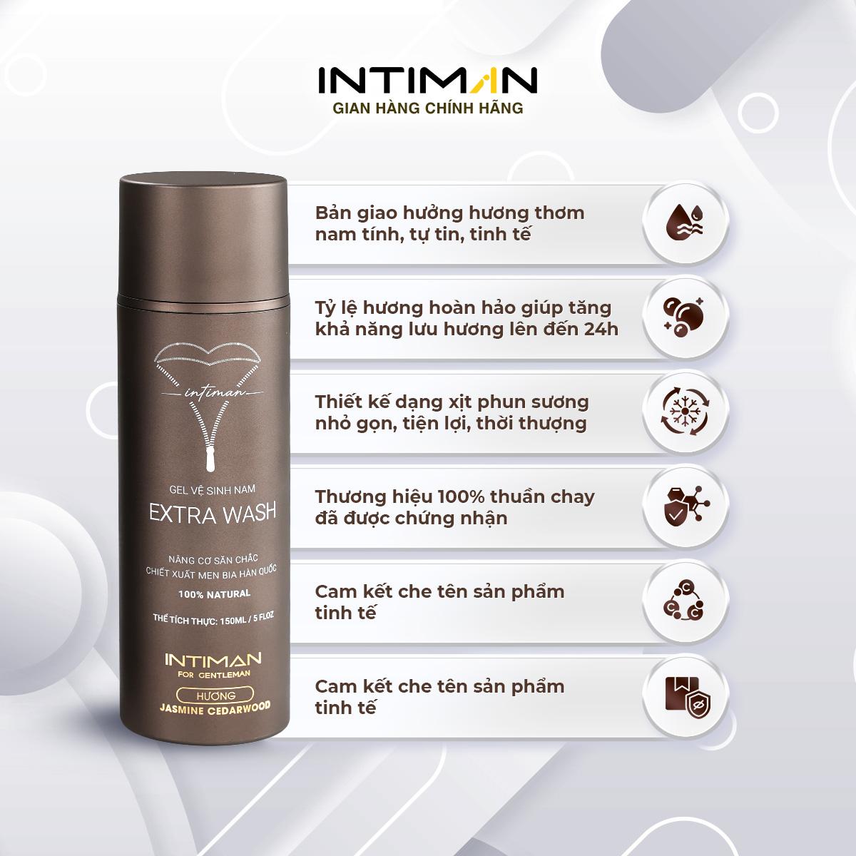 Dung dịch vệ sinh nam Intiman - Bí quyết giúp nam giới khỏe mạnh, tự tin - 4