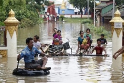 Thế giới - Tàn dư bão Yagi gây họa ở Myanmar