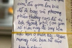 Xúc động lá thư kèm tiền ủng hộ của 1 học sinh Đà Nẵng gửi miền Bắc