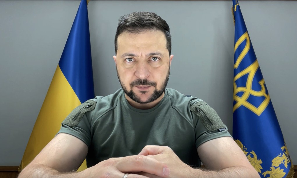 Tổng thống Ukraine Zelensky (ảnh: CNN)