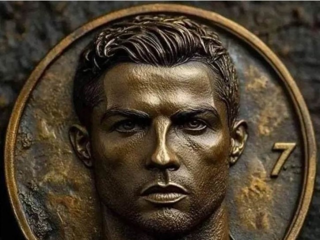 Bồ Đào Nha phát hành đồng xu 7 euro mang hình Ronaldo