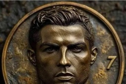 Đàn ông - Bồ Đào Nha phát hành đồng xu 7 euro mang hình Ronaldo