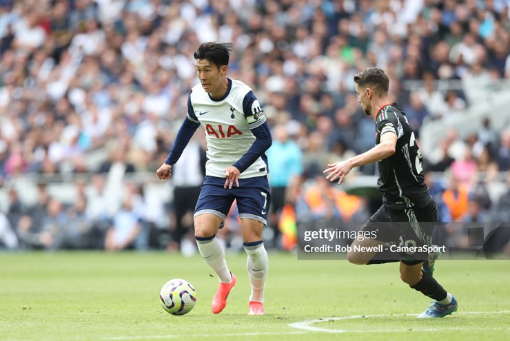 Son Heung Min chơi năng nổ ở trận gặp Arsenal nhưng không thể giúp đội nhà chiến thắng