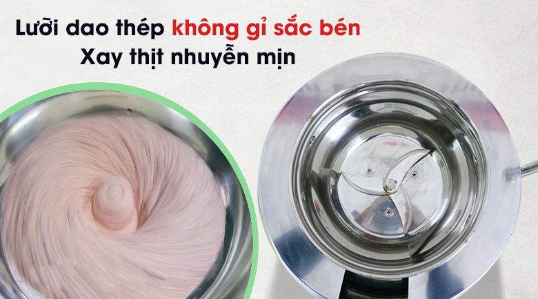 Giúp xay thịt nhanh chóng nhuyễn mịn