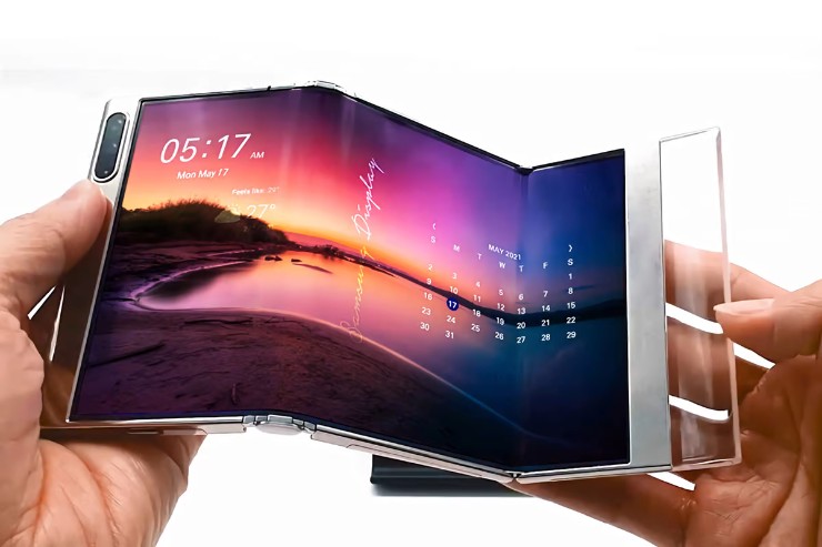 The idea of ​​a Samsung rollable screen smartphone has been around for a long time.