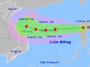 Tin tức trong ngày - Áp thấp nhiệt đới di chuyển rất nhanh, sẽ vào Biển Đông thành bão số 4, mưa rất to