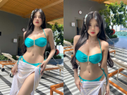 Bạn trẻ - Cuộc sống - Mai Dora khoe loạt ảnh diện bikini tạm biệt mùa hè