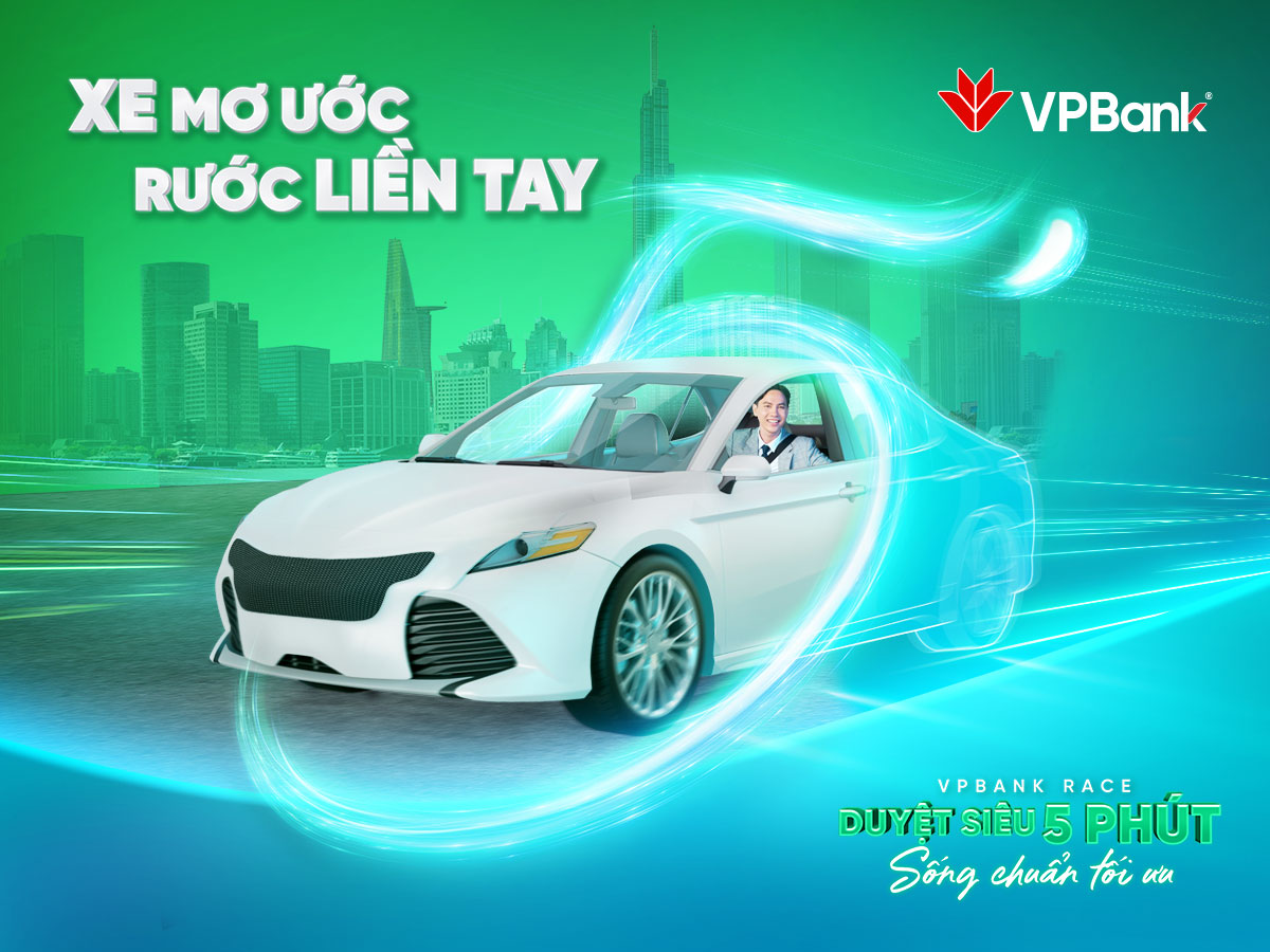 VPBank xử lý hồ sơ, thủ tục vay mua xe ô tô qua sử dụng nhanh chóng, tinh gọn.