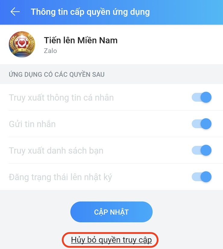 Không chơi game, không bấm bậy vẫn bị tiện ích lạ đọc dữ liệu Zalo - 5