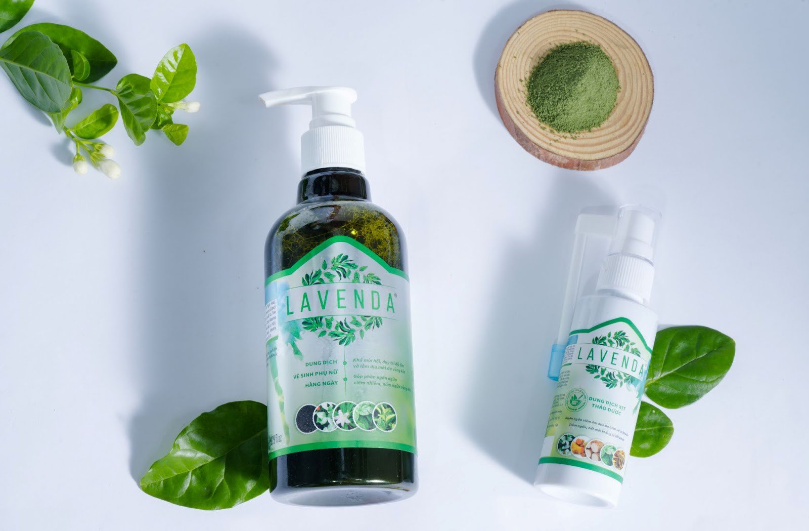 Bộ đôi xịt rửa Lavenda làm sạch sâu