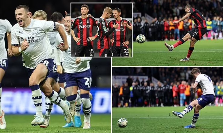 Preston North End hạ Fulham sau loạt luân lưu "dài hơi" nhất lịch sử League Cup