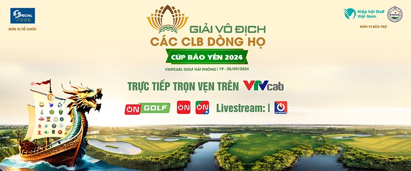 Giải đấu sẽ được trực tiếp trên kênh ON Golf, ứng dụng ON và ON Plus