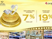 Thời trang - DOJI ưu đãi đến 19% trang sức mừng sinh nhật Thế Giới Kim Cương