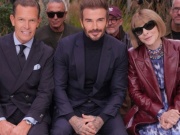 Xu hướng thời trang - Quý ông David Beckham nổi bật ở show Boss cùng Anna Wintour