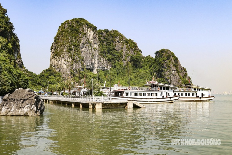 Vịnh Hạ Long hoang tàn sau bão, mất đi màu xanh tươi đẹp