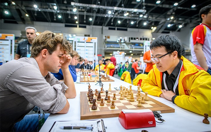 Quang Liêm đấu “vua cờ” thế giới Carlsen, tuyển VN có điểm trước Na Uy tại Olympiad 2024 - 1