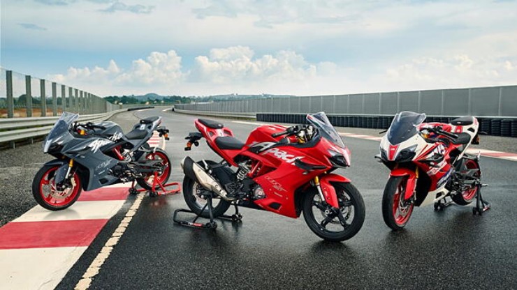 2024 TVS Apache RR 310 trình làng, giá chỉ 80 triệu đồng mà sức mạnh 