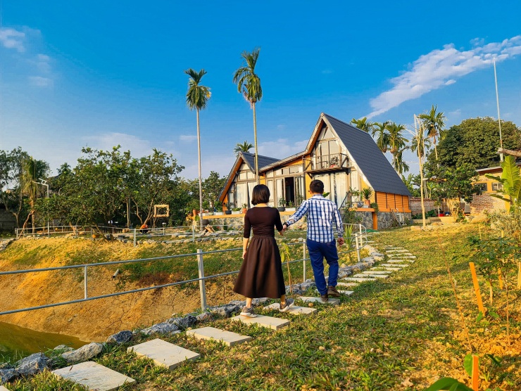 Gia đình Hà Nội 'tậu' 1.500m2 đất, làm nhà vườn đẹp mê ở ngoại ô - 4