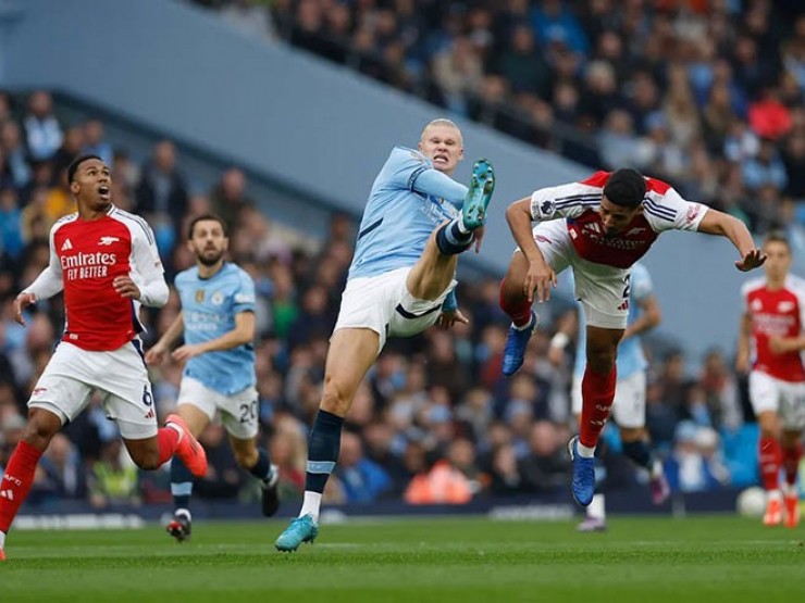 Video bóng đá Man City - Arsenal: 3 bàn ngoạn mục, ngỡ ngàng thẻ đỏ (Ngoại hạng Anh) (H1) Video bóng đá Man City - Arsenal: 3 bàn ngoạn mục, ngỡ ngàng thẻ đỏ (Ngoại hạng Anh) (H1)