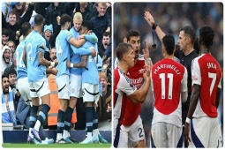 Bóng đá - Nóng bảng xếp hạng Ngoại hạng Anh: Man City giật lại ngôi đầu, Arsenal tiếc nuối