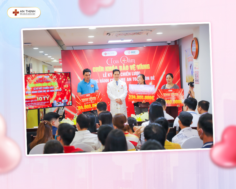 Các suất IVF miễn phí được giải ngân trong sự kiện của An Thịnh