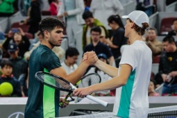 Sôi động các giải tennis châu Á: Chờ Sinner đấu Alcaraz ở chung kết China Open