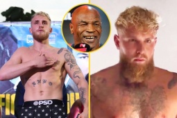 Thể thao - &quot;Ông cháu&quot; Jake Paul mặc bộ đồ 24 tỷ đồng, thượng đài đấu Mike Tyson