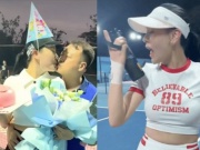 Đời sống Showbiz - Phương Oanh được Shark Bình âu yếm ngay trên sân pickleball