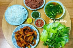 Cuối tuần làm ngay món bún cá thơm ngon đãi cả nhà