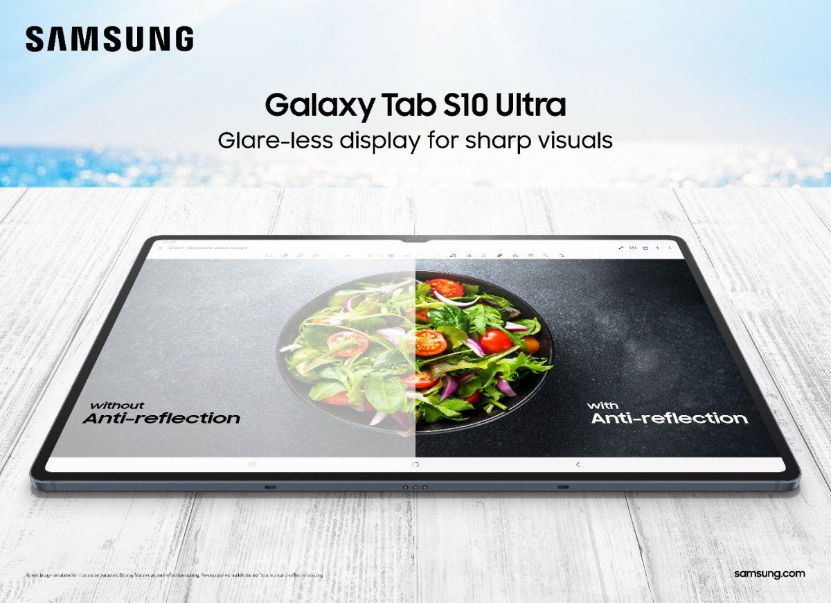 Galaxy Tab S10 Ultra has a larger battery and a "bigger" screen.