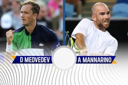 Video tennis Mannarino - Medvedev: Bản lĩnh tie-break, “Gấu Nga” vượt khó (China Open)