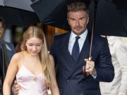 Thời trang - Con gái 14 tuổi của Beckham diện mốt hai dây