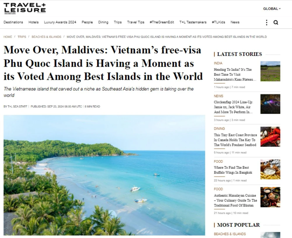 Travel + Leisure ca ngợi Nam đảo Phú Quốc ‘hấp dẫn không thể cưỡng lại’ - 1