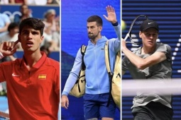 Alcaraz và Sinner loại nhau, Djokovic chạm trán Zverev (Phân nhánh Thượng Hải Masters 2024)