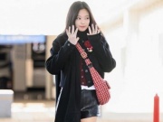 Thời trang - Jennie diện trang phục hơn nửa tỷ đồng ra sân bay tới dự Paris Fashion Week