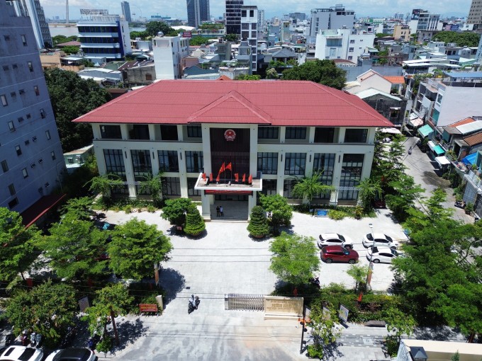 Trụ sở UBND phường Hải Châu mới được bố trí tại số 15 Lê Hồng Phong, TP Đà Nẵng. Ảnh: Nguyễn Đông